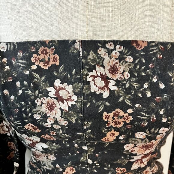 ABERCROMBIE & FITCH Square Neck Floral Blouse Balloon Sleeve Size XS - Picture 8 of 10